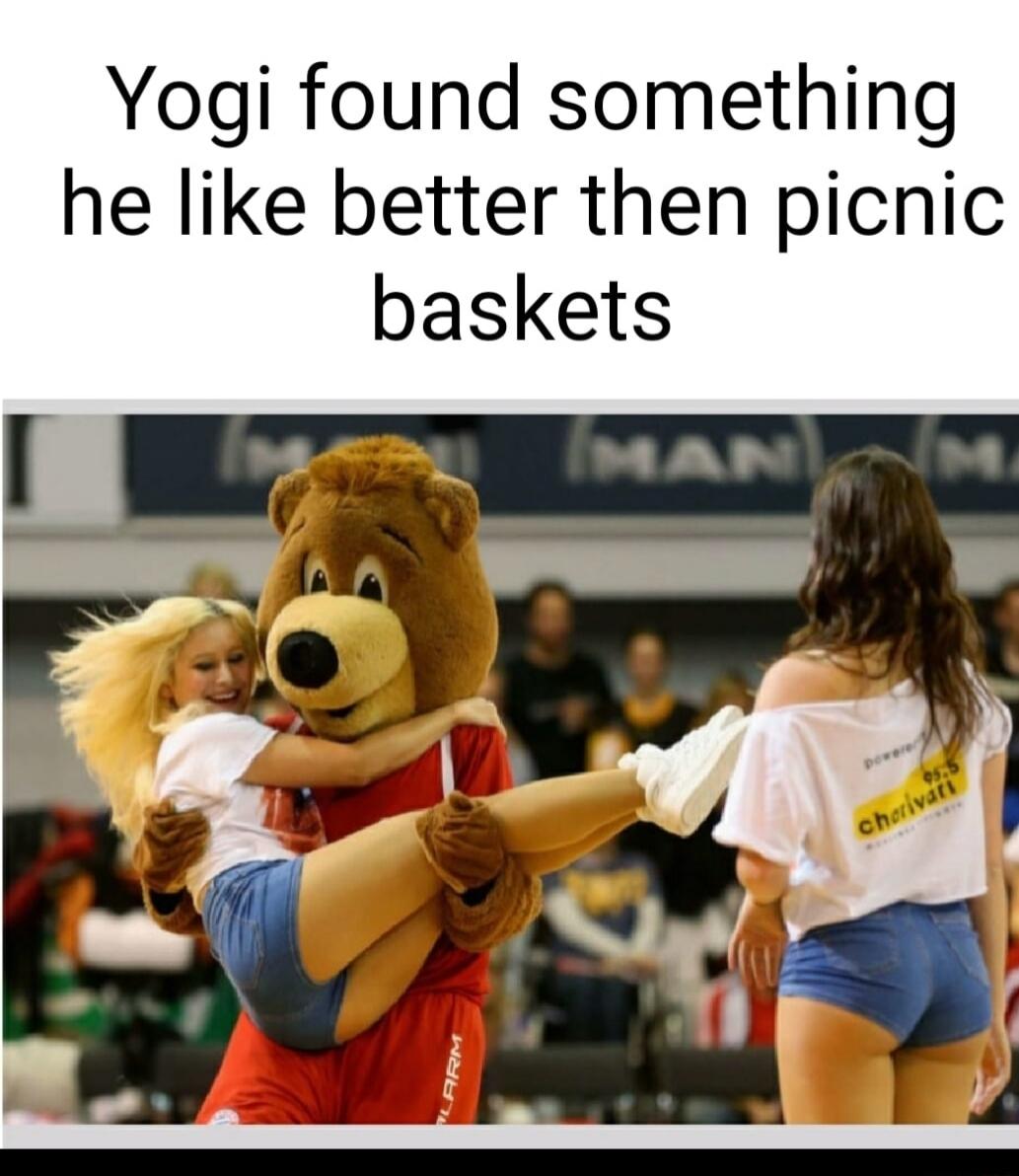 Yogi found something he like better then picnic baskets