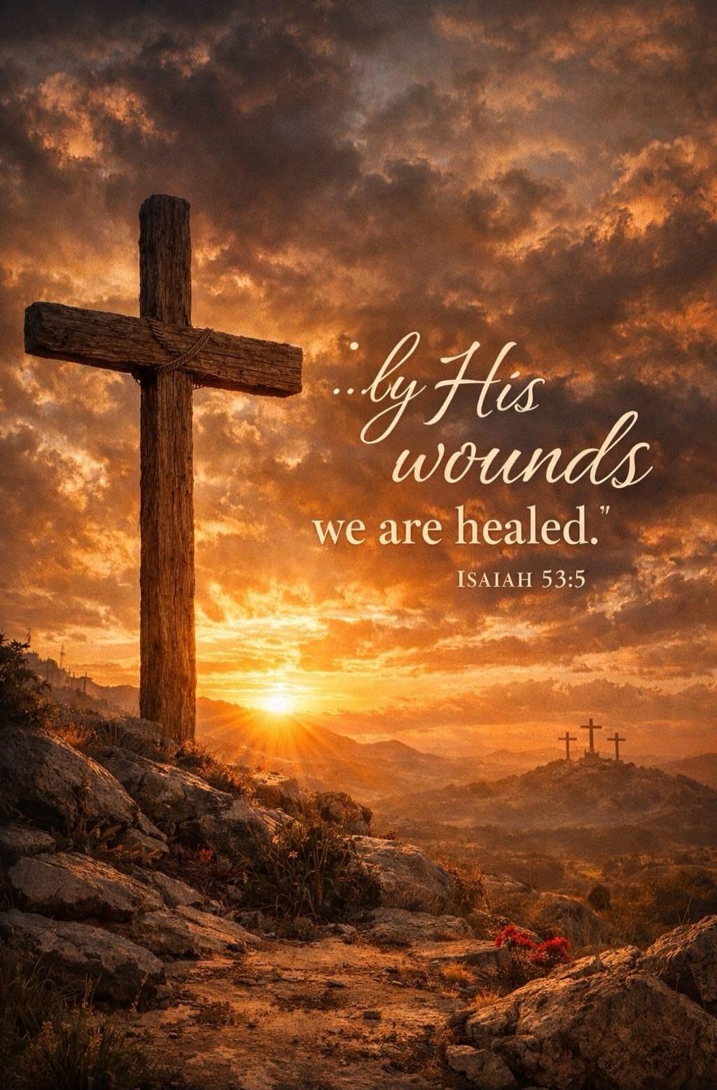 ...by His wounds we are healed. ISAIAH 53:5