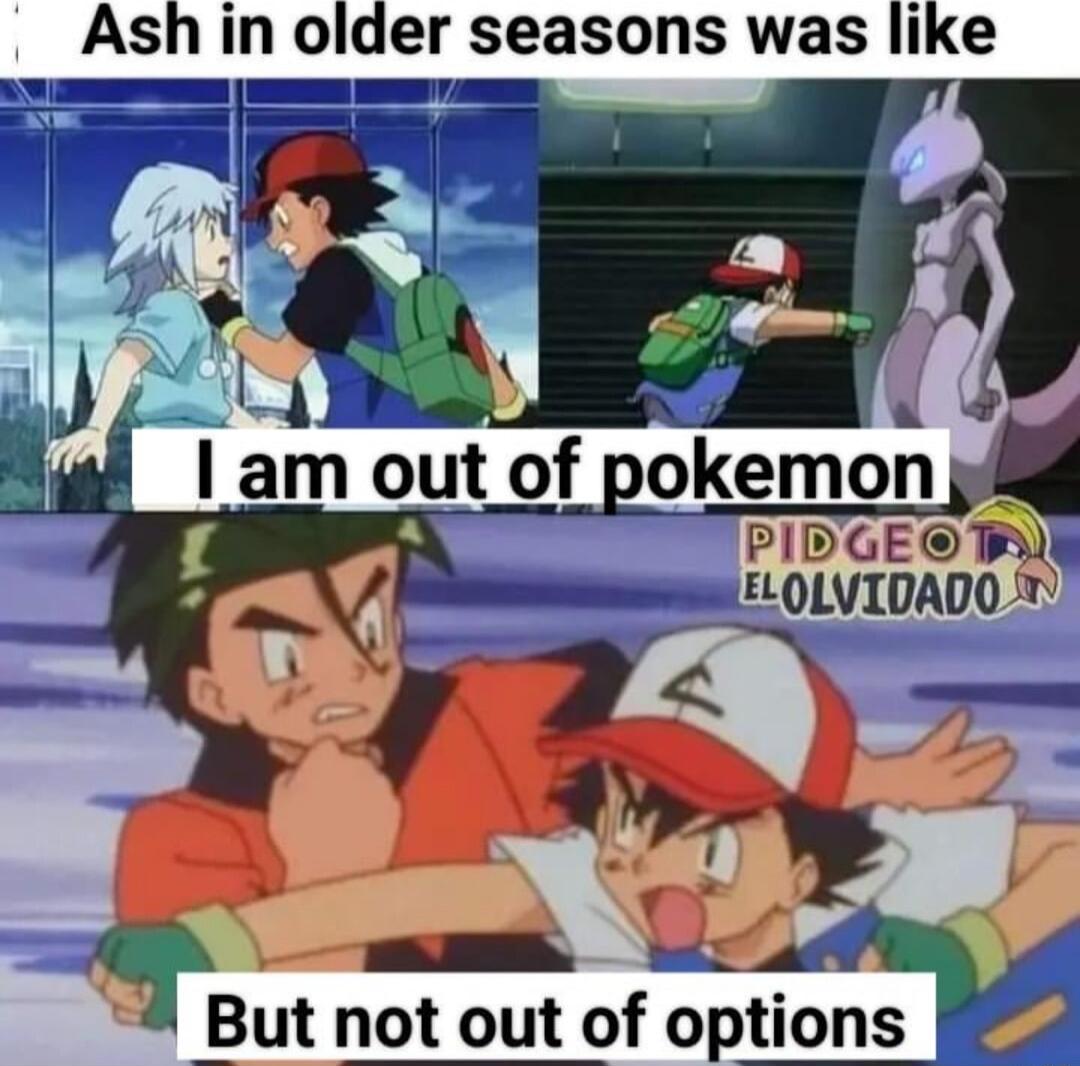 Ash in older seasons was