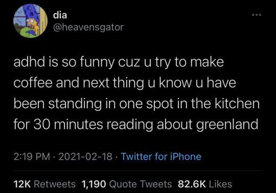 dia By GLEEVERECE g Felelale REESIoR U3 Ta VAV rAVR VA N na 1G el ale Nal tallale VR o lo WAV IV been standing in one spot in the kitchen for 30 minutes reading about greenland 219 PM 2021 02 18 Twitter for iPhone 12K Retweets 1190 Quote Tweets 826K Likes