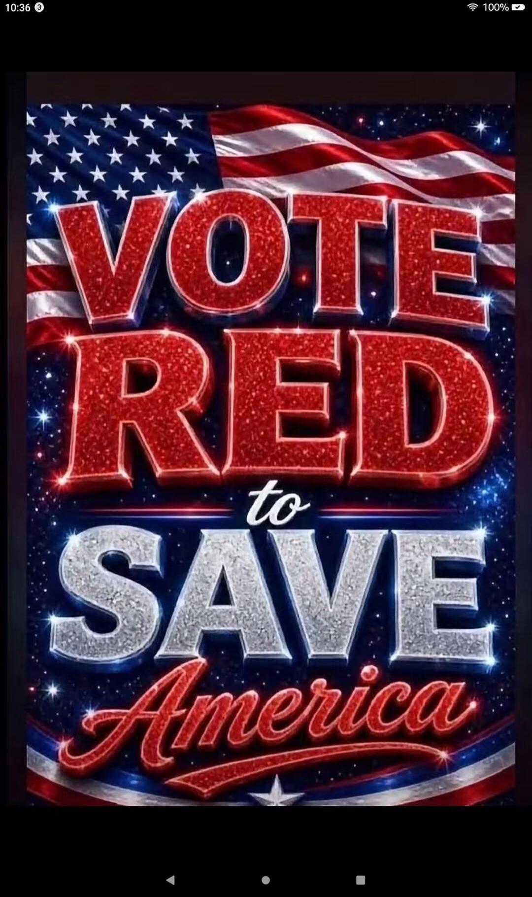 VOTE RED to SAVE America