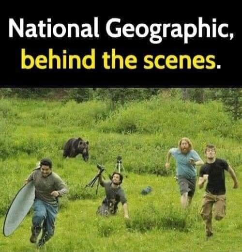 National Geographic, behind the scenes.