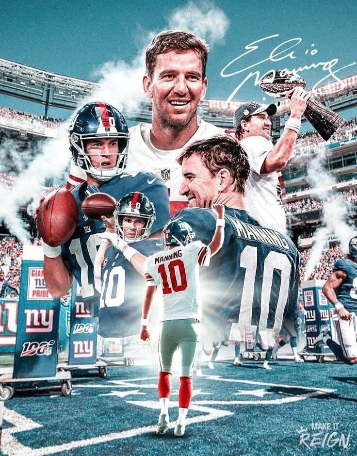 Eli Manning Manning 10 GIANTS PRIDE NY MAKE IT REIGN
