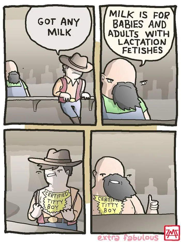 ILK IS FOR BABIES AND ADULTS WITH LACTATION FETISHES