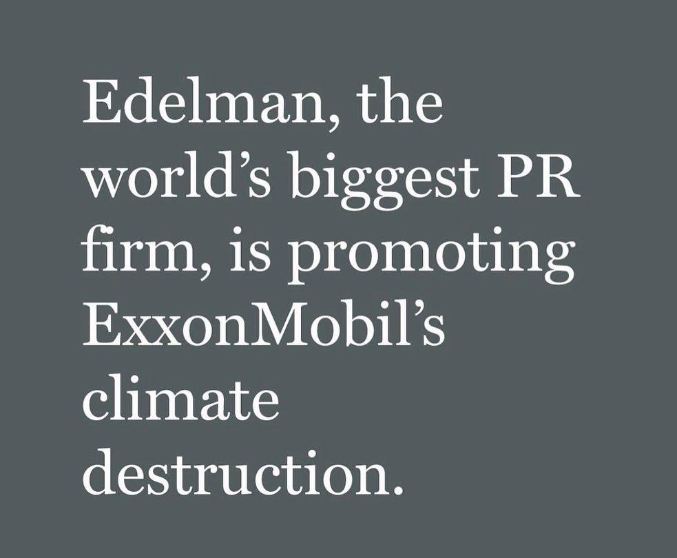 Edelman the 10 6 3 o FoyoxSS vl ol firm is promoting e0s1 o 1 S climate S0 gileinleol