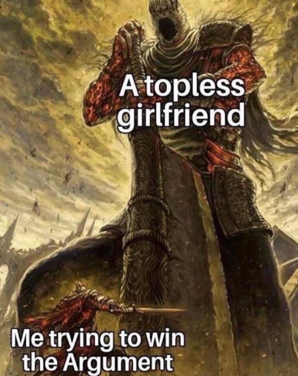 Me trylng towin the Argument
