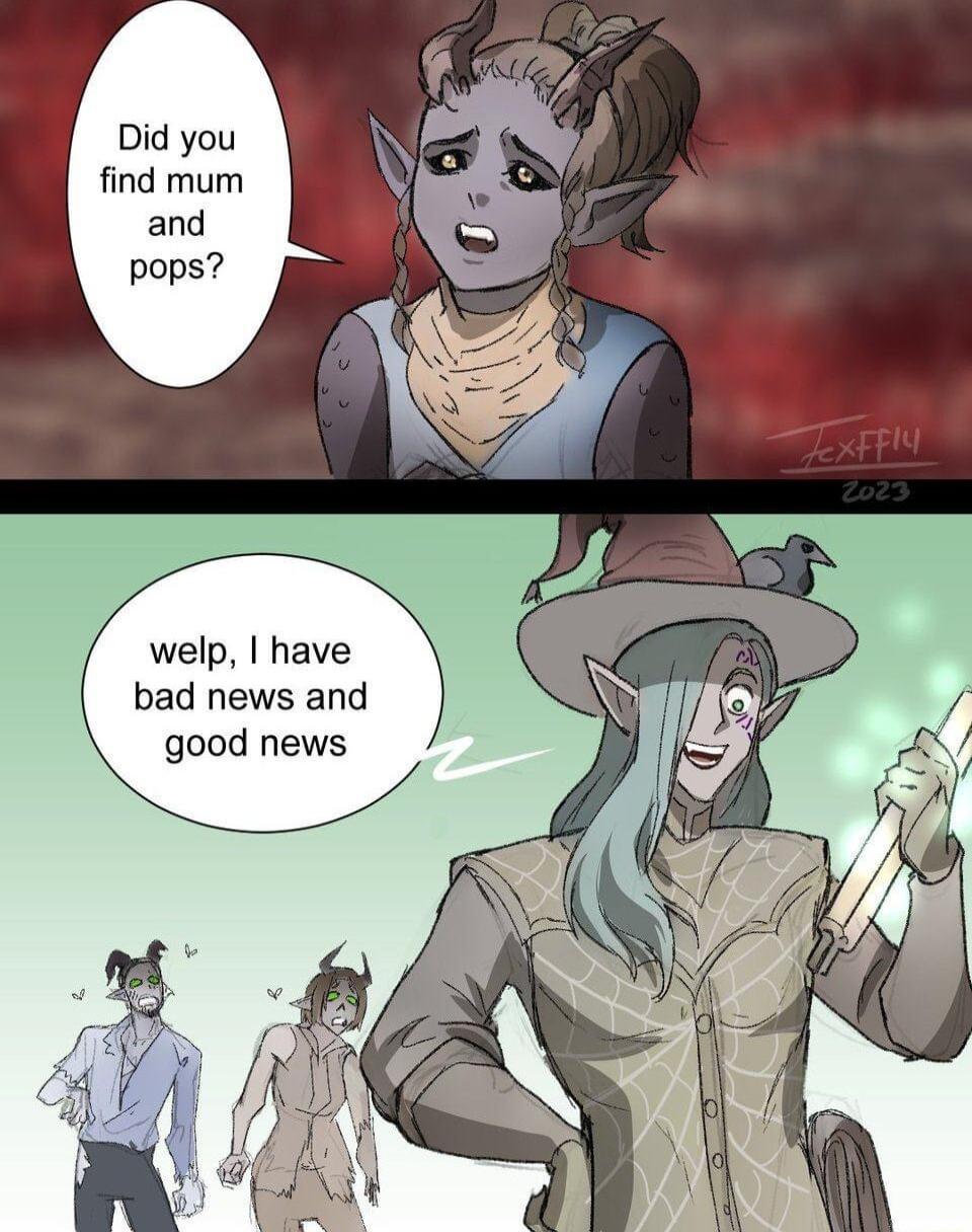 Did you find mum and pops welp have bad news and good news