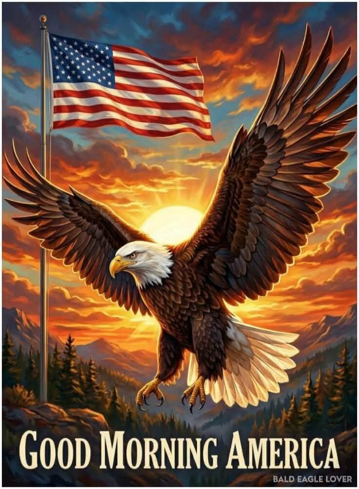 GOOD MORNING AMERICA BALD EAGLE LOVER