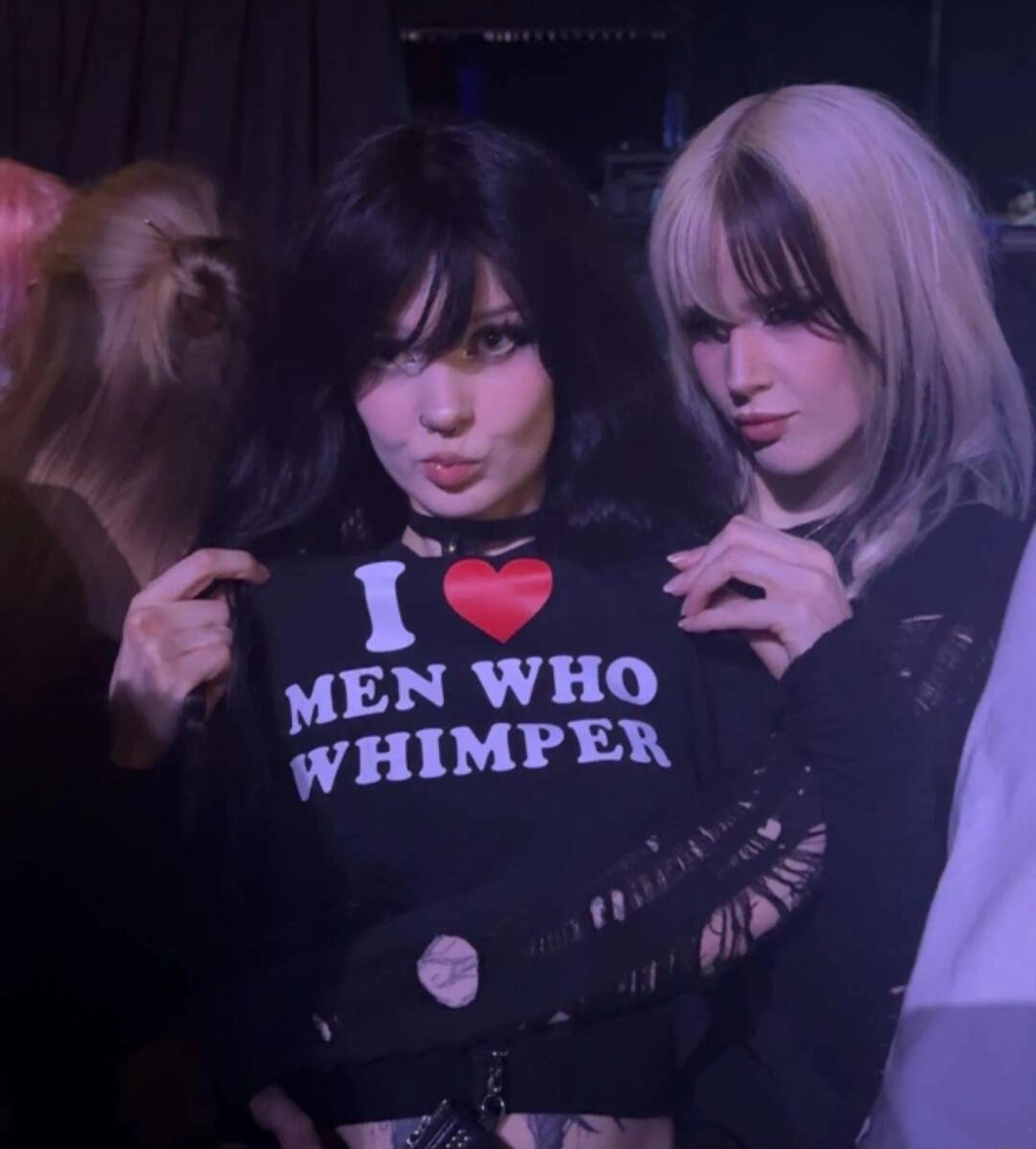 I ♥ MEN WHO WHIMPER