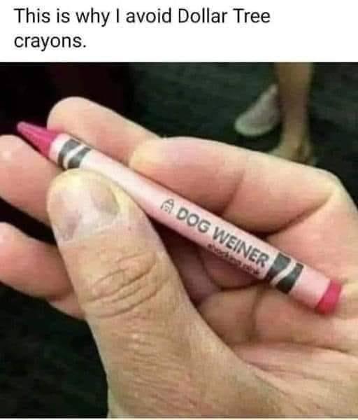 This is why avoid Dollar Tree crayons