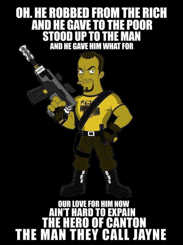 OH HE ROBBED FROM THE RICH AND HE GAVE T0 THE POOR STOOD UP T0 THE MAN Q AND HE GAVE HIM WHAT FOR LA 517 4 OUR LOVE FOR HIM NOW AINT HARD T0 EXPAIN THE HERO OF CANTON THE MAN THEY CALL JRYNE