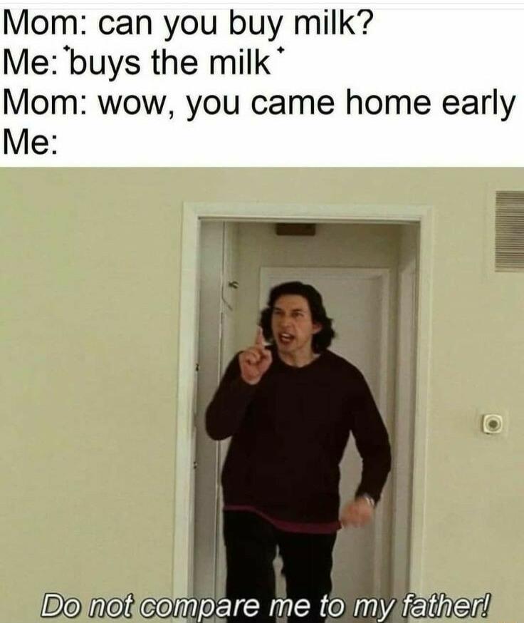 Mom can you buy milk Me buys the milk Mom wow you came home early Me Do ixei ol ElCR RN 2 E N