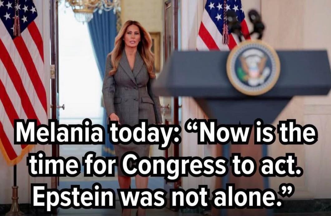Melania today: 