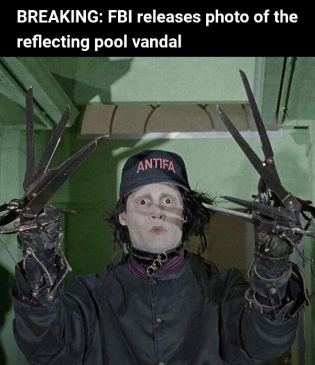 BREAKING: FBI releases photo of the reflecting pool vandal