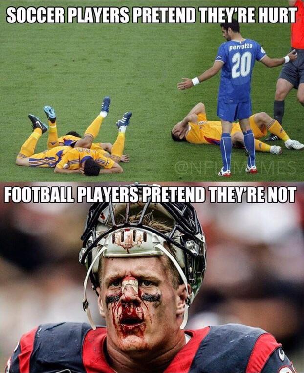 SOCCER PLAYERSPRETEND THEYRE HURT uvqrirsunmmt NOT