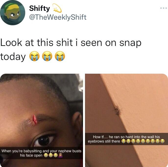 Shifty TheWeeklyShift Look at this shit i seen on snap today