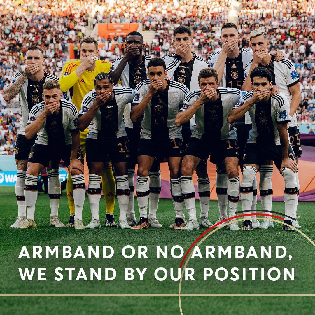ARMBAND OR NO ARMBAND WE STAND BY O POSITION
