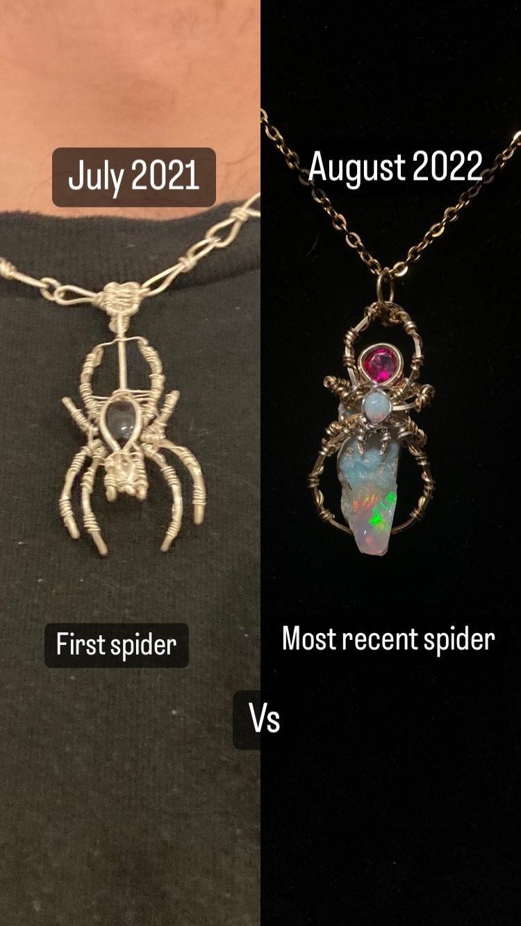 N July2021 I August2022 7 First spider Most recent spider Vs