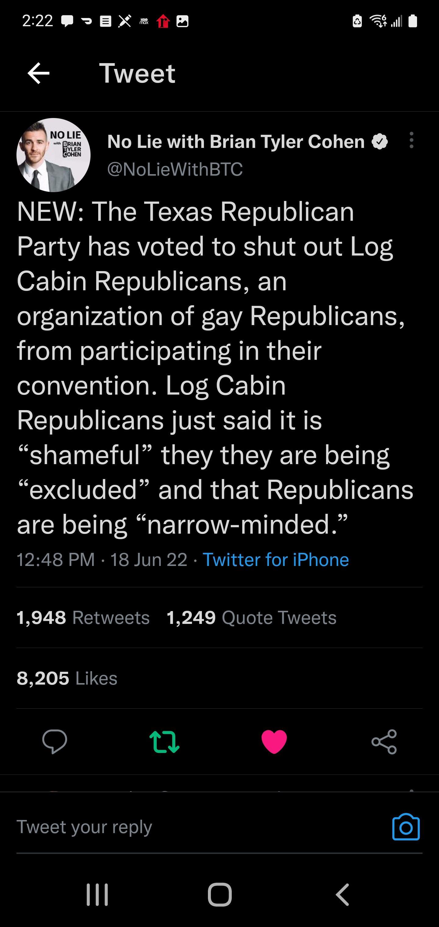 avval Bl S 8 0 Tweet No Lie with Brian Tyler Cohen NoLieWithBTC NEW The Texas Republican S Ta VA A IR o1 To o 1 o 1V o V o WoJe 0F1 o a MR o101 o eT T0 10 olr t 1alrc 1a o aWol l A RCI oV o IeX ToIH from participating in their oJo 9 VT ok dlo g W WeT H 071 o g Republicans just said it is shameful they they are being Y olVeTe li Talo R aF Y R T o0 o ToXToES are being narrow minded DAL RS o V I F SR