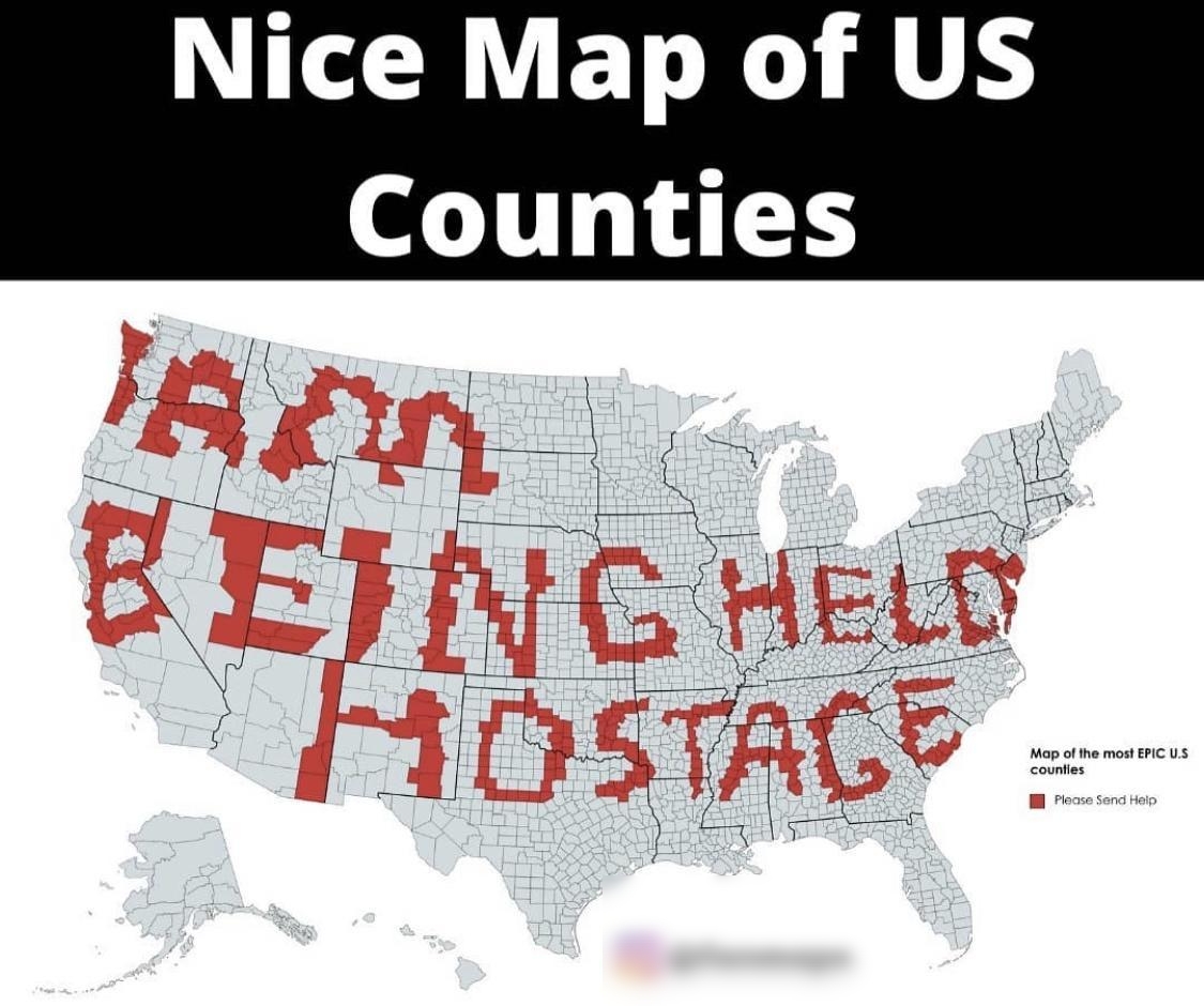 Nice Map of US Counties