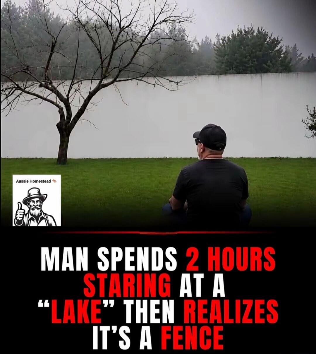 Aussie Homestead MAN SPENDS 2 HOURS STARING AT A 