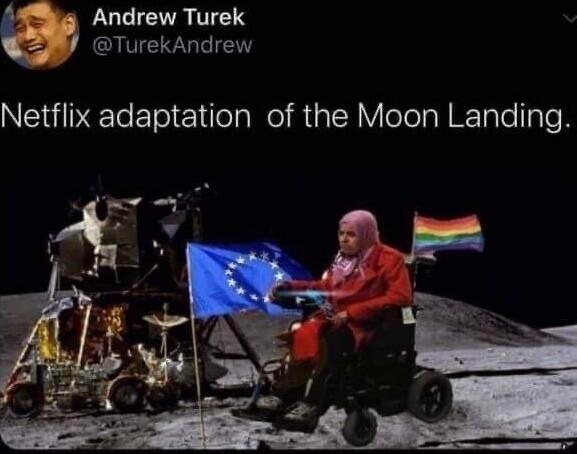 LUCTEVRITIES QUVEEN T Netflix adaptation of the Moon Landing 811 AM 5420 Twitter Web App