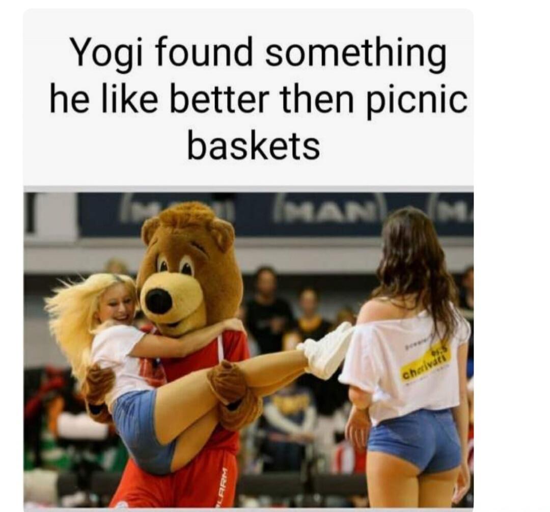 Yogi found something he like better then picnic baskets