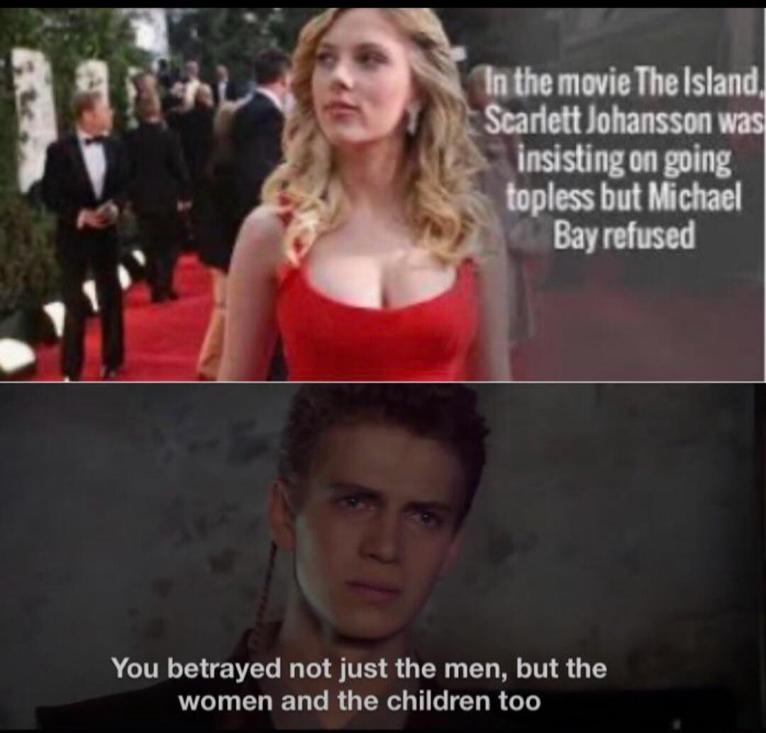 You betrayed not just the men but the women and the children too