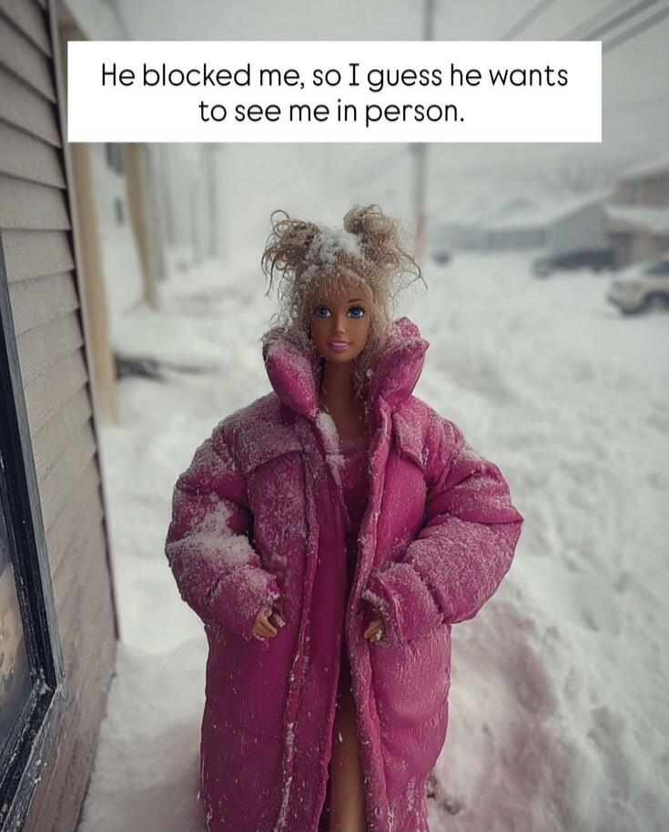 He blocked me, so I guess he wants to see me in person.