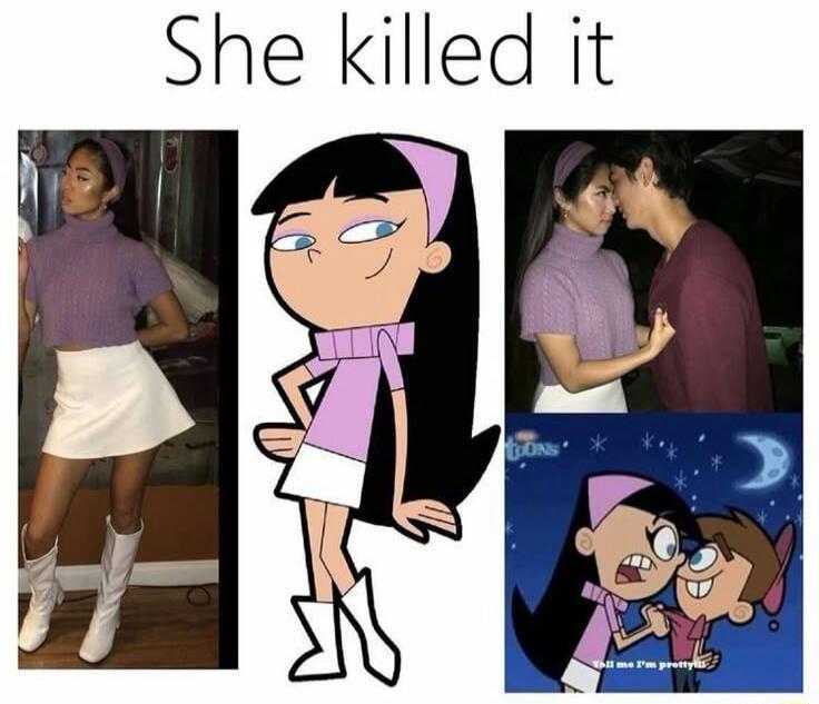 She killed it Tell me I'm pretty!!!