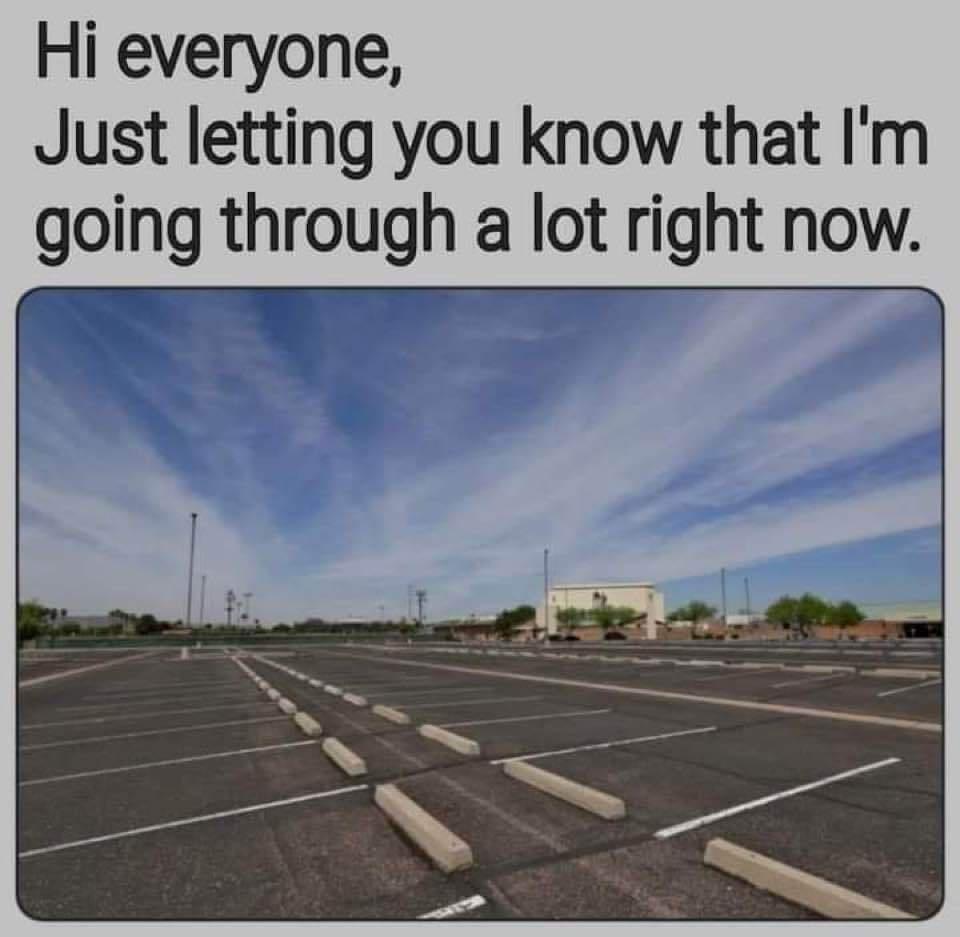 Hi everyone Just letting you know that Im going through a lot right now