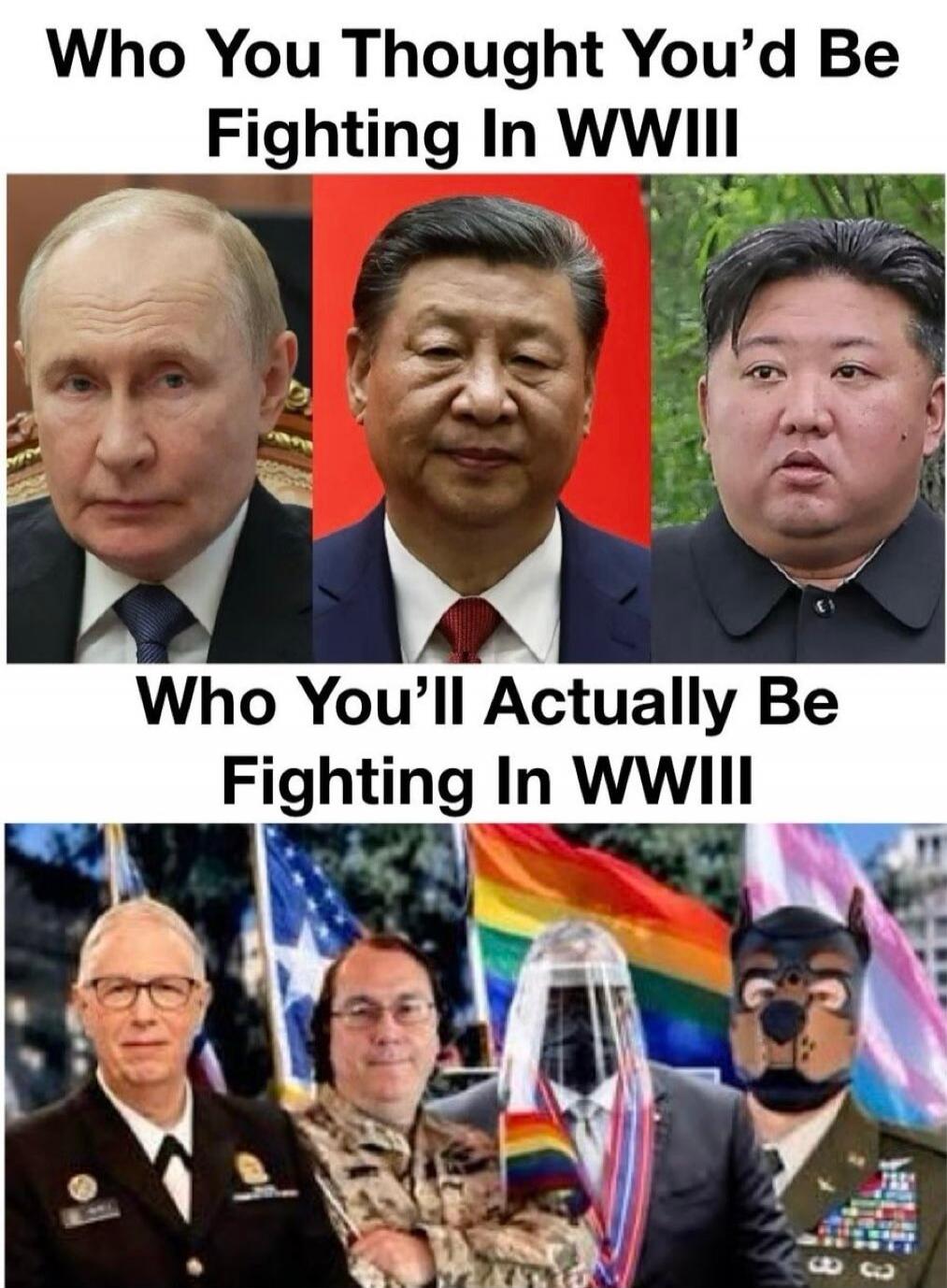 Who You Thought You'd Be Fighting In WWIII Who You'll Actually Be Fighting In WWIII