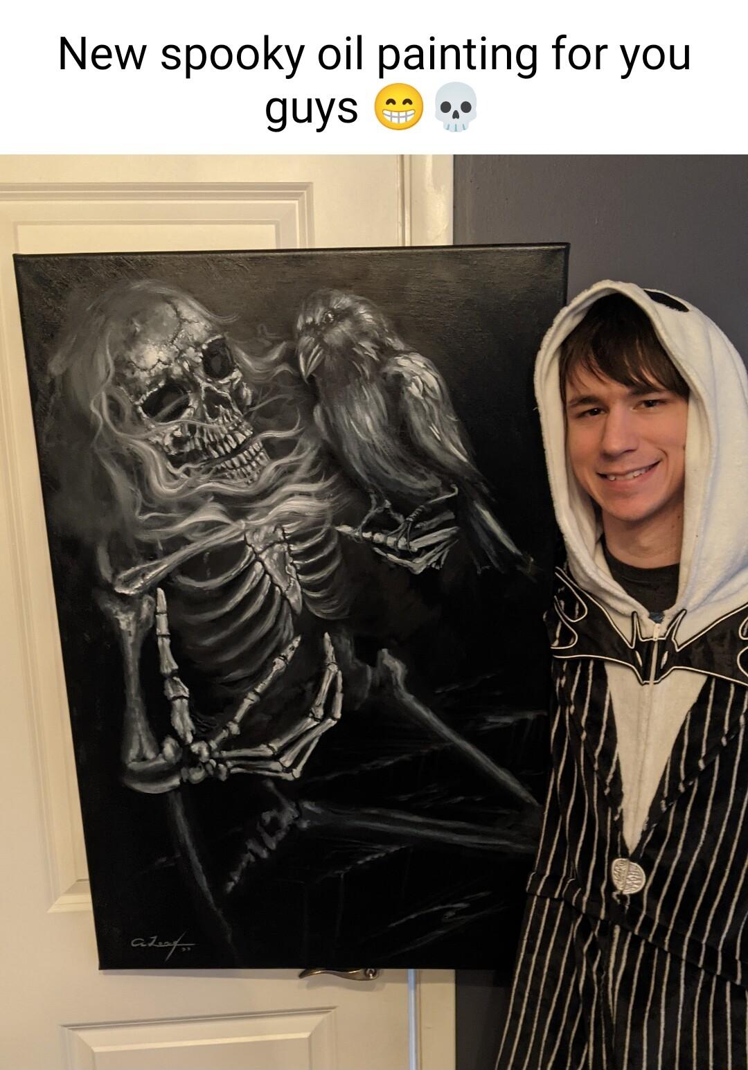 New spooky oil painting for you guys we