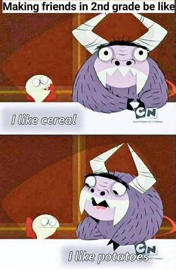 Making friends in 2nd grade be like N 12 PO