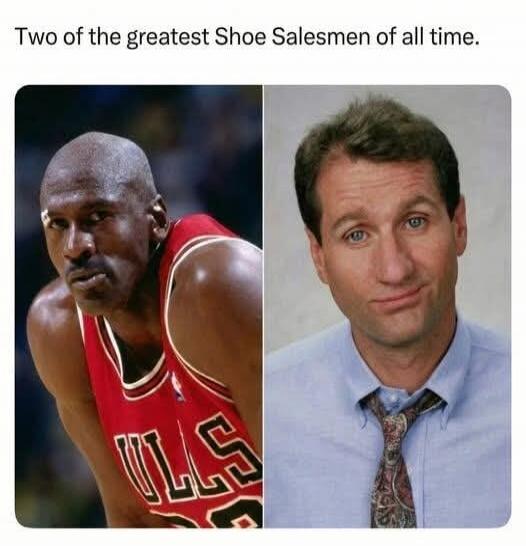 Two of the greatest Shoe Salesmen of all time.