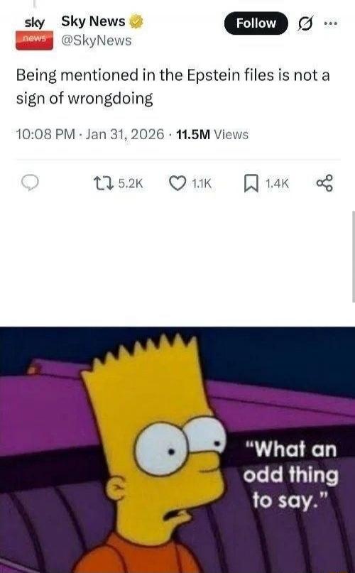 Being mentioned in the Epstein files is not a sign of wrongdoing
