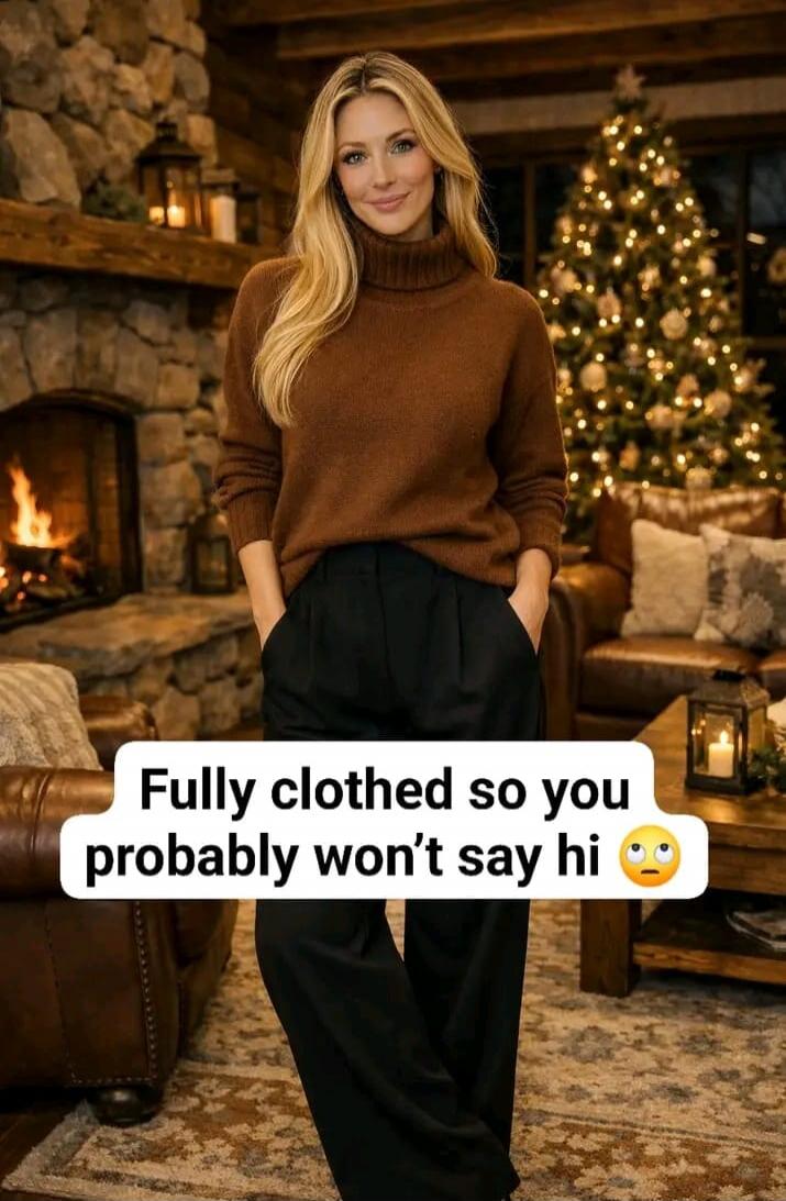 Fully clothed so you probably won't say hi