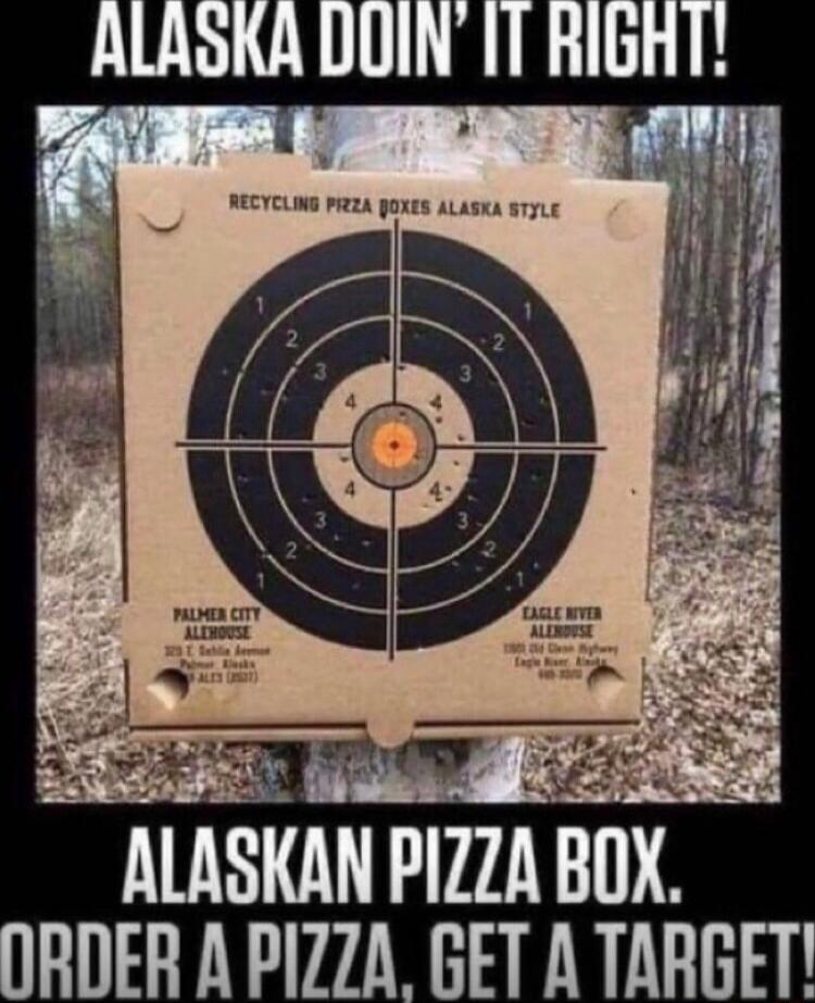 AlASKAN PIZZA BI IRDER A PIZZA GET A TARGET