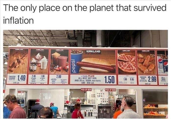 The only place on the planet that survived inflation