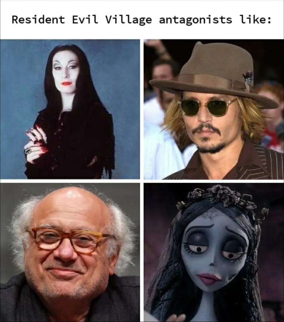 Resident Evil Village antagonists like