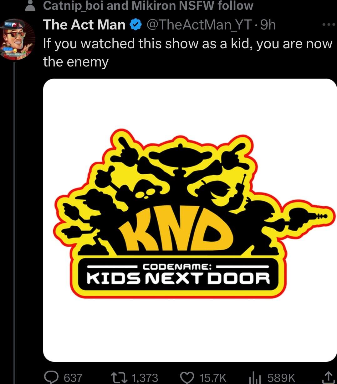 The Act Man If you watched this show as a kid you are now the enemy D T 3 i qgl_