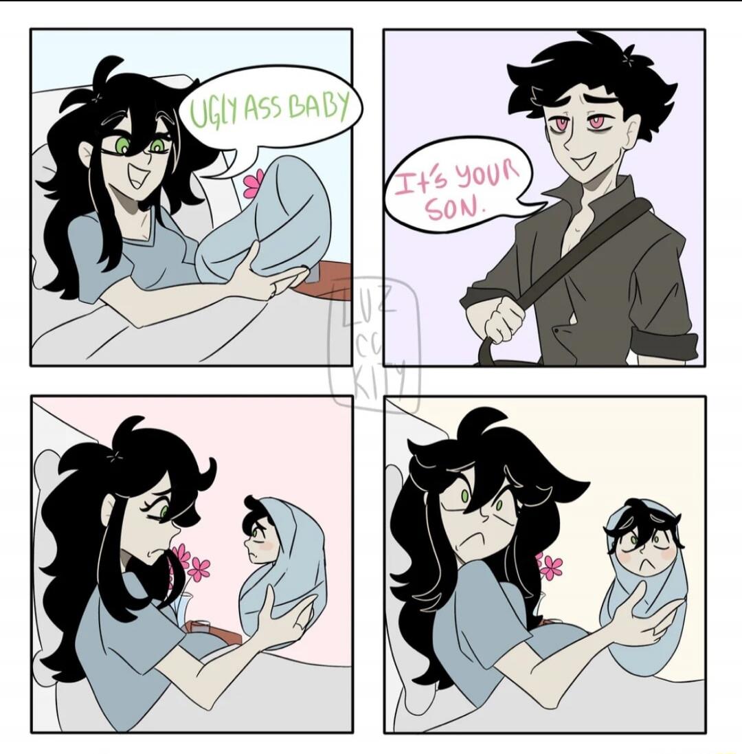 UGLY ASS BABY
It's your son.