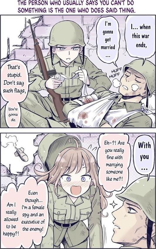 THE PERSON WHO USUALLY SAYS YOU CANT DO SOMETHING IS THE ONE WHO DOES SAID THING AA LN though AL i 2 fomale