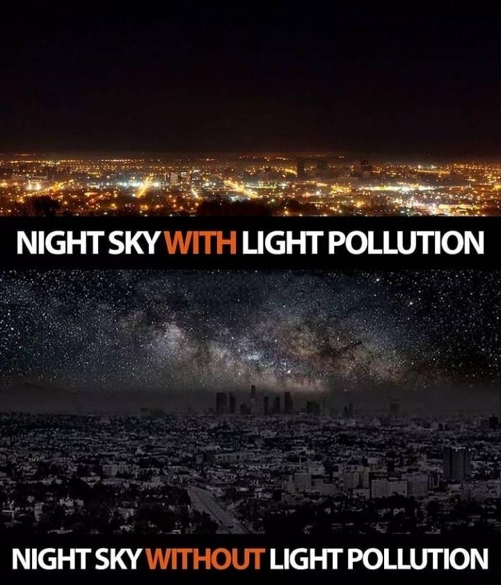 NIGHT SKY WITHOUT LIGHT POLLUTION