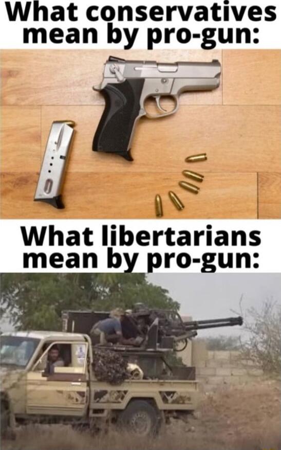 What conservatives mean by pro gun