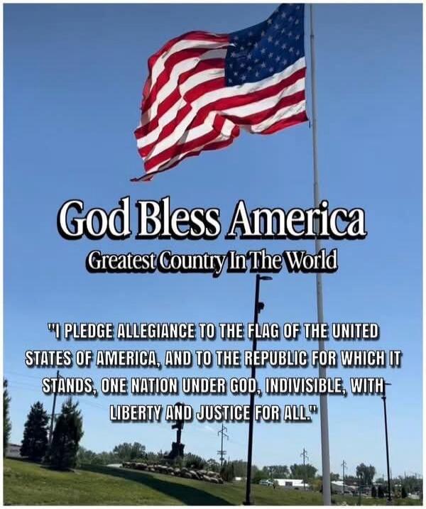 God Bless America
Greatest Country In The World
