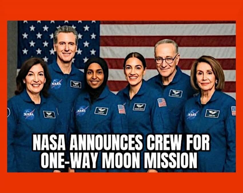NASA ANNOUNCES CREW FOR ONE-WAY MOON MISSION