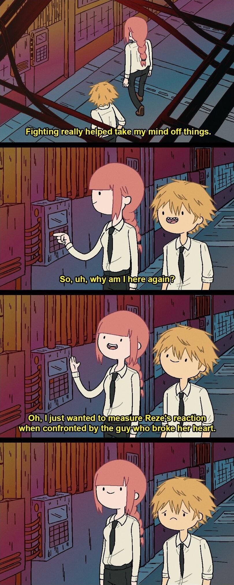 Fightingreally hlped takelmymind offthings e Soiuhwhy am l hefeagalng LBINTE L S OEEETEGE IS REien when confrontedbyjthe guyaho brelTheTear