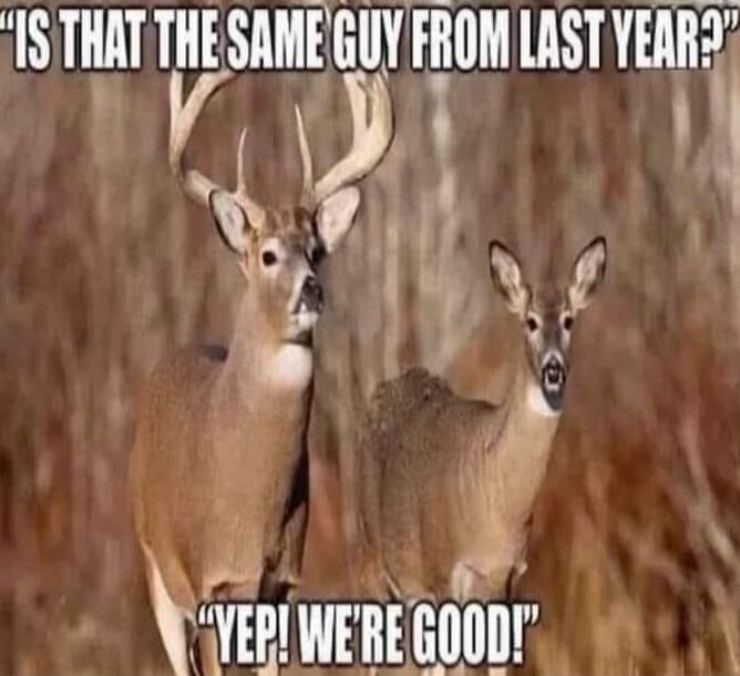 IS THAT THE SAME GUY FROM LAST YEAR? YEP! WE'RE GOOD!