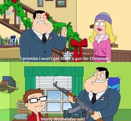 promise wont get St a gun for Chiristmas